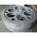 Sand casting aluminum machinery wheel